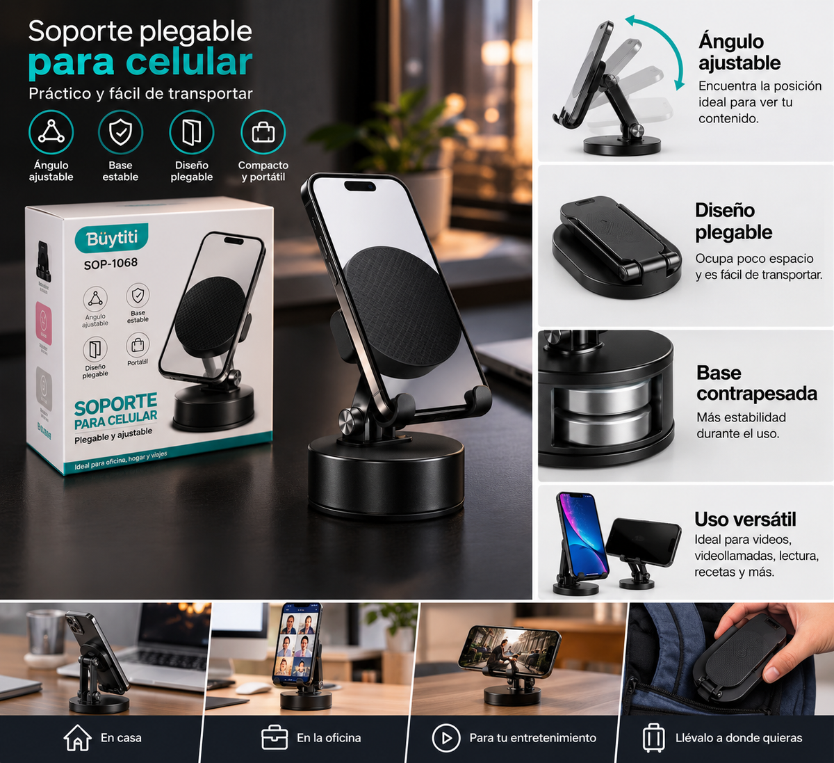 Soporte Plegable para Celular