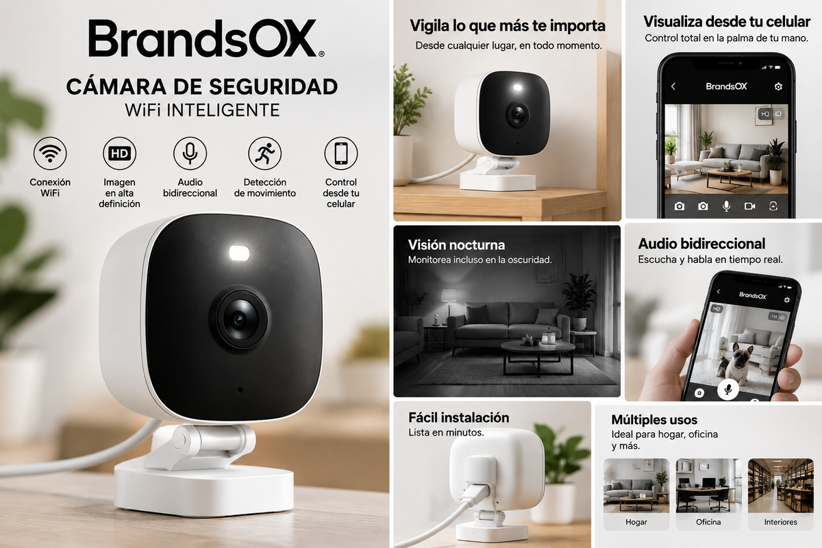 Cámara de Seguridad WiFi Inteligente