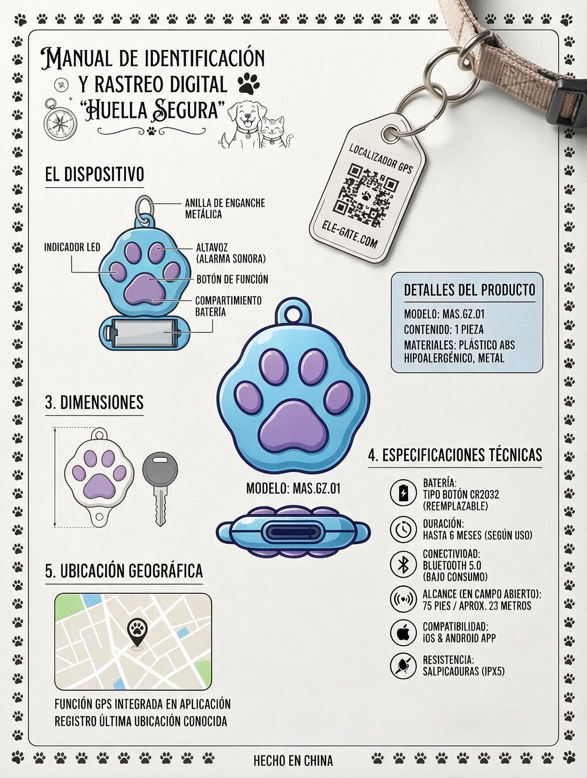 Localizador GPS para Mascotas